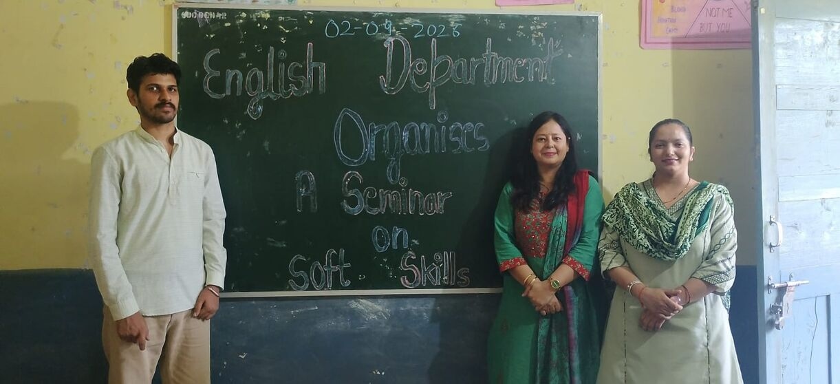English Department organised a seminar on 